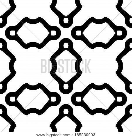 Abstract decorative seamless pattern. Vector illustration background