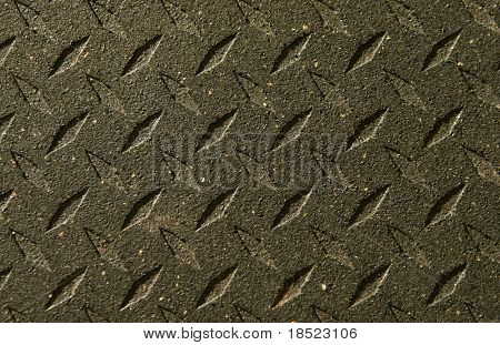 Diamondplate шаблон на этаже тренажерный зал