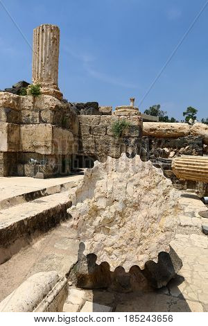 The ancient city of Beit She'an is located in the north of Israel in the Jordan Valley