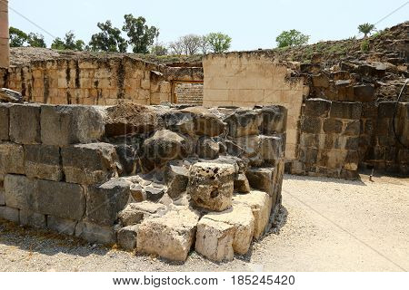 The ancient city of Beit She'an is located in the north of Israel in the Jordan Valley