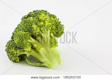Broccoli (Brassica oleracea) isolated in white background