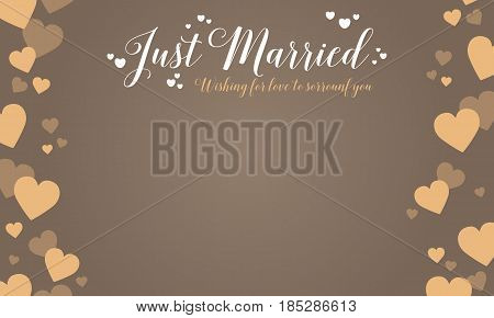 Graphic wedding card design vector art collection stock