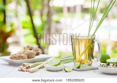 Herbal Green Tea With Lemongrass And Ginger.