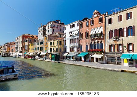Canal Cannaregio In Venice, Italy