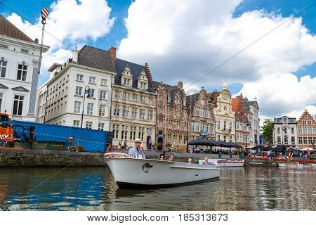 Boat Tours In Ghent Canal