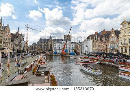Boat Tours In Ghent Canal