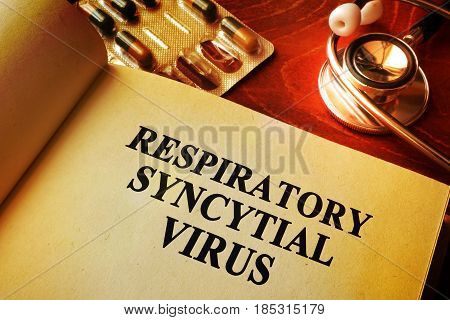 Book with title Respiratory syncytial virus RSV.
