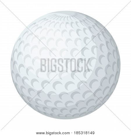 Golf ball.Golf club single icon in cartoon style vector symbol stock illustration .