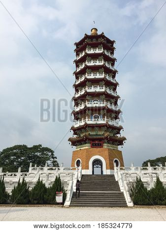 Ci En Pagoda Tower In Nantou, Taiwan