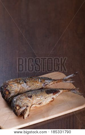 Fried Mackerel Fish Thai Style