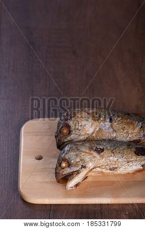 Fried Mackerel Fish Thai Style