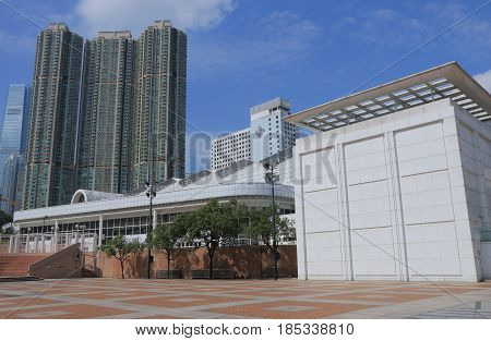 HONG KONG - NOVEMBER 7, 2016: Kowloon Park sports Center. Kowloon Park sports Center is one of the largest air-conditioned halls of its kind on the Kowloon side.