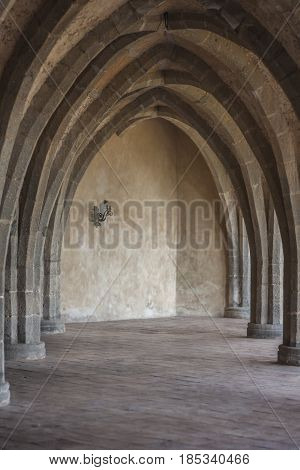The Cloister of Villa Cimbrone in Ravello Italy to understand a concept of architecture and tourism