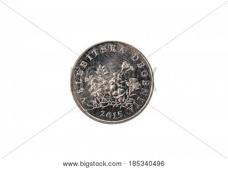 Old Used And Worn Out 50 Lipa Coin.