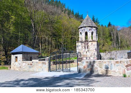 Chitakhevi St. George's Monastery, Green Monastery, located in Borjomi valley, Georgia