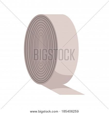bandage roll medical equpment clinic vector illustration