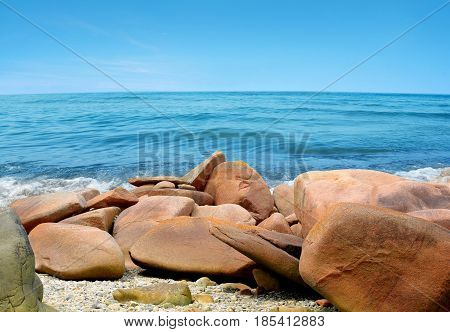 Ploumanach, Pink Granite Coast in Brittany, France