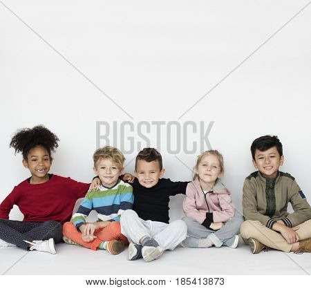 Schooler Frinds Happiness Cute Playful