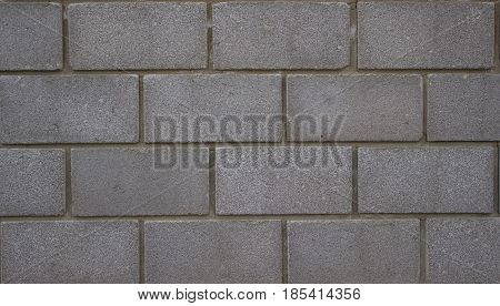 Bright wall of large bricks background in bush
