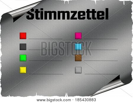 Lettering in German 