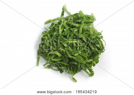 Sliced Kale Cabbage, Brazilian Couve.
