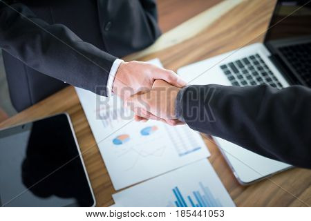 Business Partnership Meeting Concept.