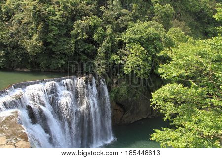 Shifen Waterfall In Shifen, Taipei, Taiwan