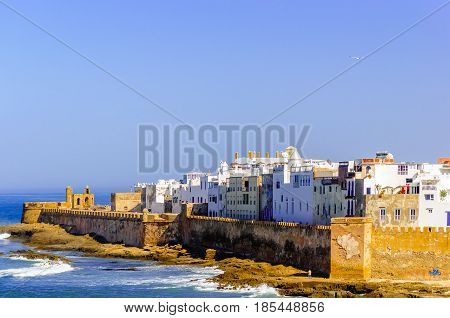 View of cityscpe of Essaouira in Morocco