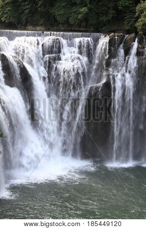Shifen Waterfall In Shifen, Taipei, Taiwan