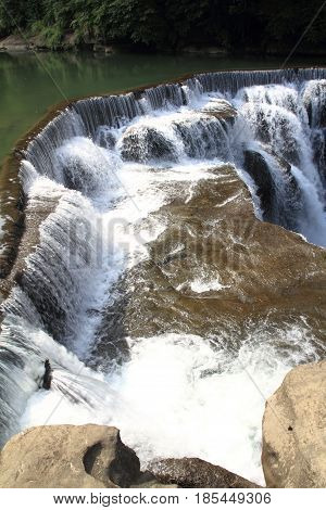 Shifen Waterfall In Shifen, Taipei, Taiwan