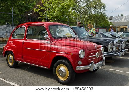 Berlin - May 11: The City Car Fiat 600 Seicento, 26Th Oldtimer-tage Berlin-brandenburg, May 11, 2013