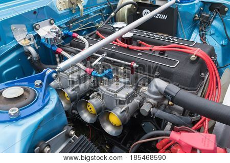 Toyota Celica Gt Engine On Display