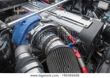 Toyota Celica Engine 1972 On Display