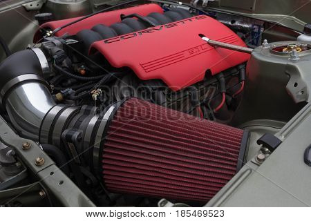 Toyota Celica Engine 1973 On Display