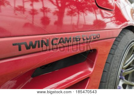 Toyota Mr2 1993 Sw20 Emblem On Display