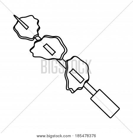 Rodizio bbq meat icon vector illustration graphic design