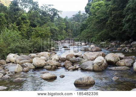 Mountain river ;kiriwong nakhon si thammarat Thailand