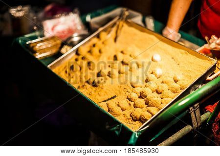 Peanut Mochi Balls