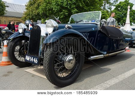 Berlin - May 11: Car Morgan, F-series Three-wheelers, 26Th Oldtimer-tage Berlin-brandenburg, May 11,