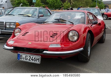Berlin - May 11: Sports Car Ferrari Dino 246 Gts, 26Th Oldtimer-tage Berlin-brandenburg, May 11, 201