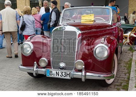 Berlin - May 11: Full-size Luxury Car Mercedes-benz 220 