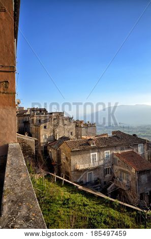 Anagni, little medieval town in the Lazio region, Italy, Called the city of the Popes