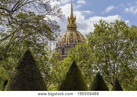 In The Gardens Of The Rodin Musem, Paris, France
