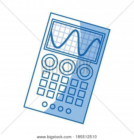 measuring device laboratory reseach shadow vector illustration
