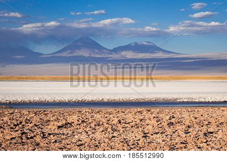 Laguna Tebinquinche Landscape In San Pedro De Atacama, Chile