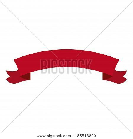 ribon banner decoration ornament element vector illustration