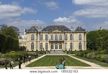 In The Gardens Of The Rodin Musem, Paris, France