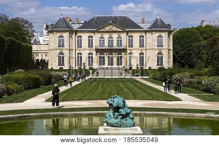 In The Gardens Of The Rodin Musem, Paris, France