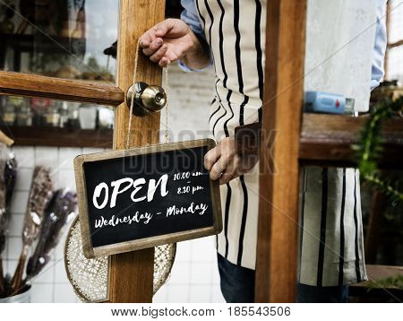 Open available business launch phrase