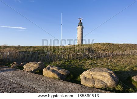 Lighthouse of the Cap Gris Nez Cote d'opale Pas-de-Calais France